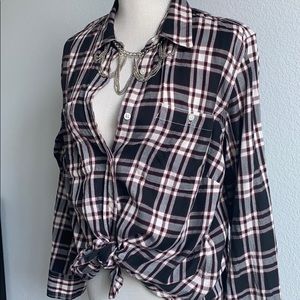 Women’s Ralph Lauren Jeans plaid shirt 1X